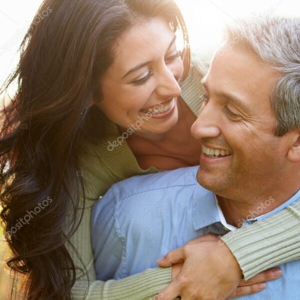 Loving Hispanic Couple